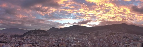Sunset over Quito